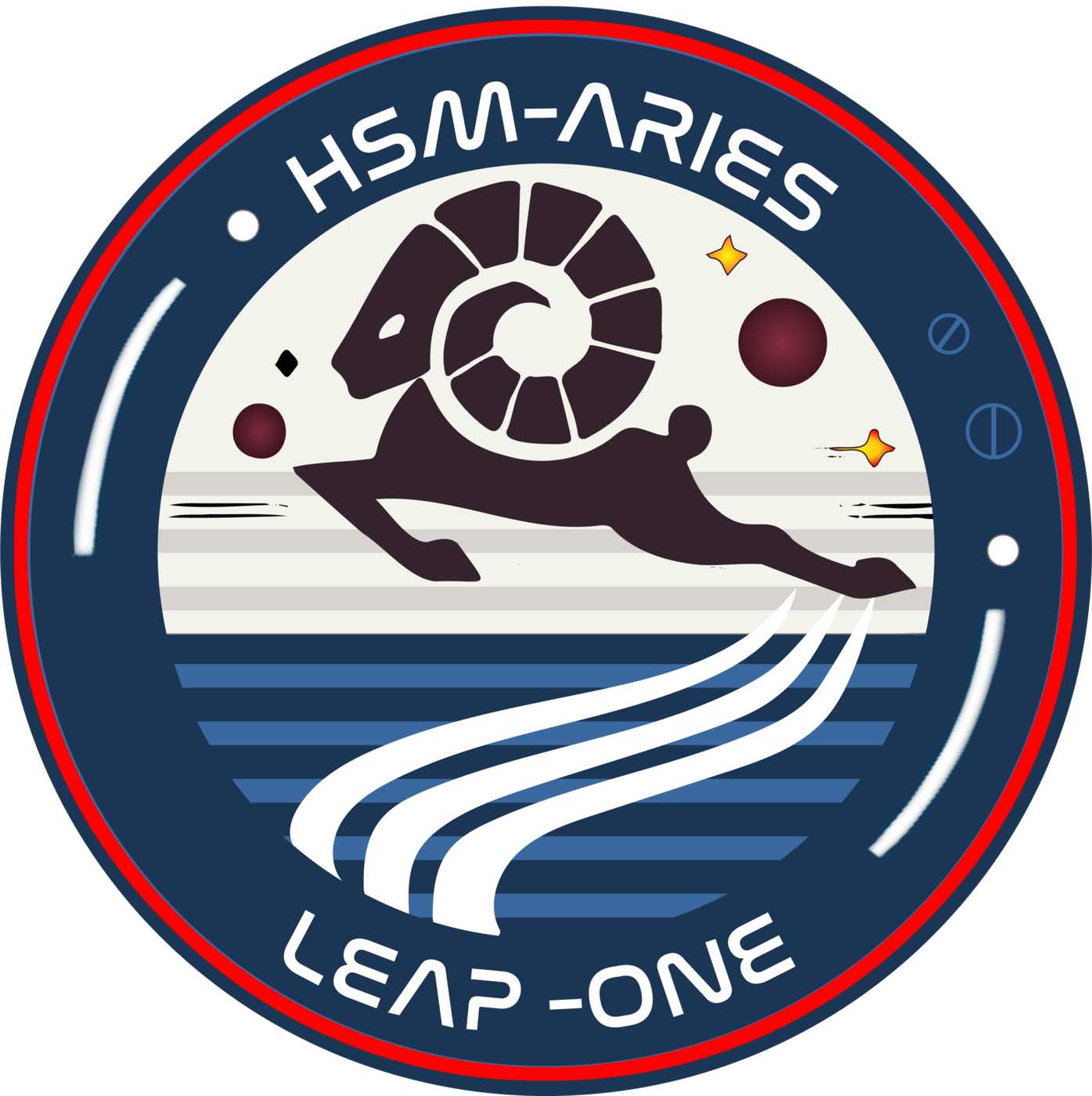 LEAP-One mission badge